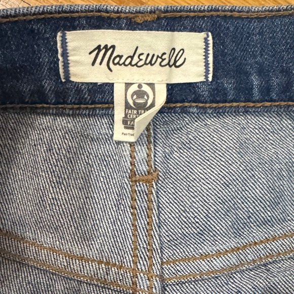 Madewell Dark Blue Ankle Jeans - Picture 2 of 3